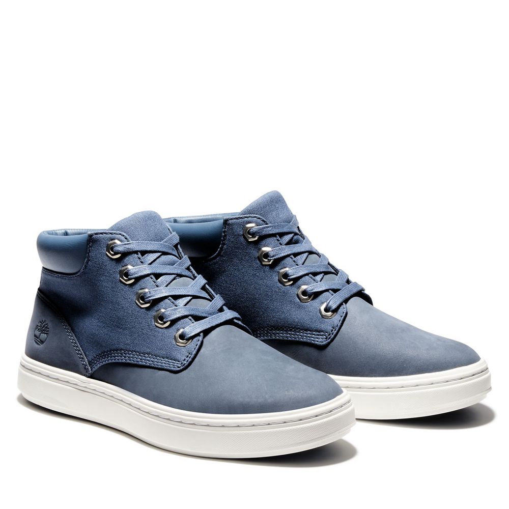 Timberland Womens Sneakers Bria High-Top - Blue - India FO9468351